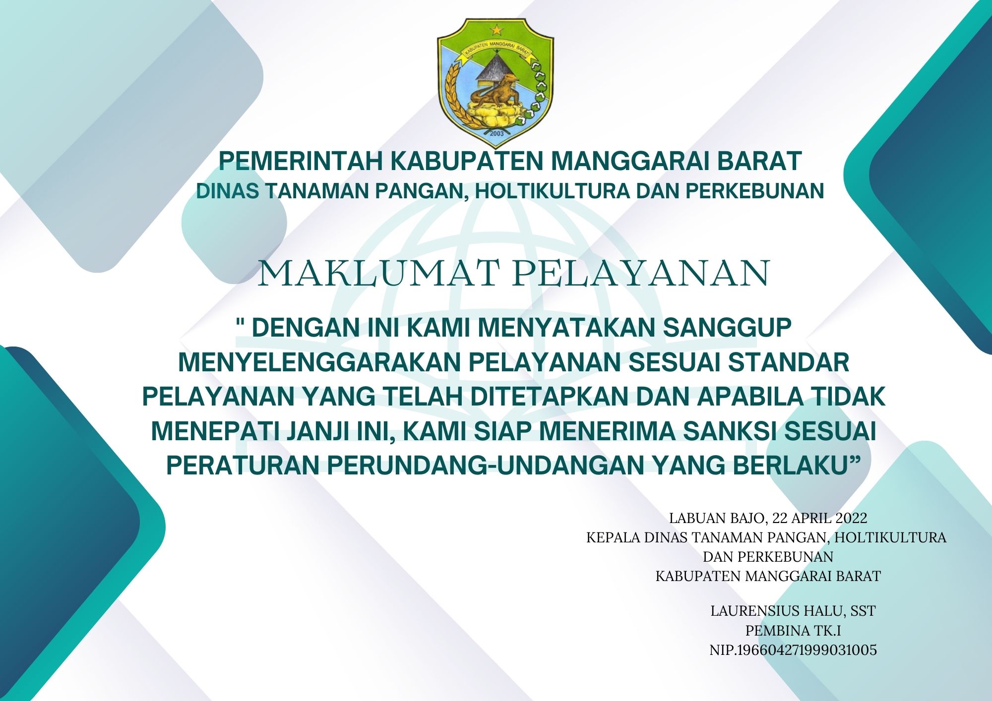 Maklumat Pelayanan